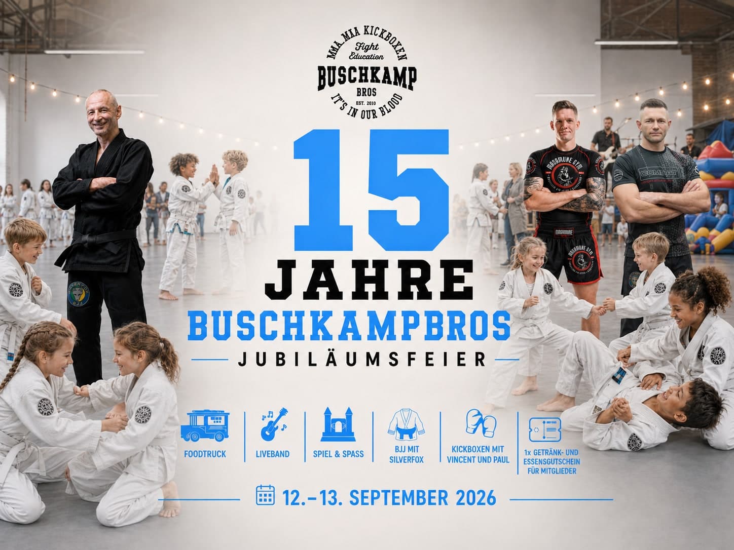 15 Jahre BuschkampBros – Jubiläumsfeier & Training